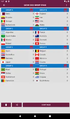 Qatar 2022 World Cup simulator android App screenshot 15